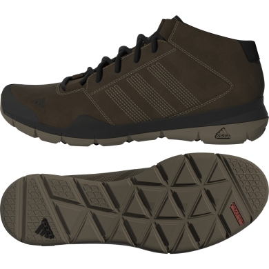 adidas Hiking-Travel Shoes Anzit Mid DLX (soft nubuck leather) brown Men